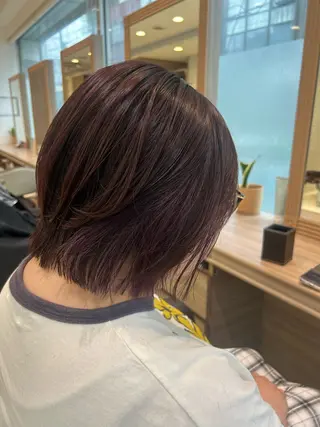 ミディアム カラー 髪質改善 × 高発色 color/Runoのヘアスタイル