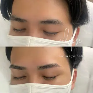 メンズ アイブロウ eclipse eyelashのマツエク・マツパデザイン