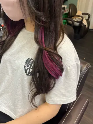 ロング はやと【エクステ ×ブリーチ特化】のヘアスタイル