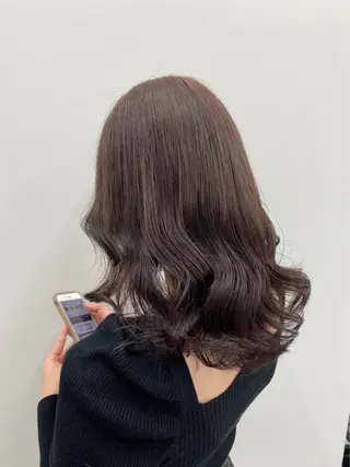 ロング カラー ヘアアレンジ ブリーチなし透明感 カラー/MISANOのヘアスタイル