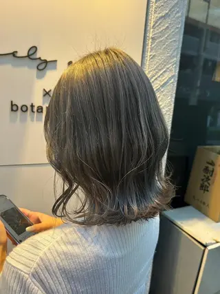 ミディアム 似合わせバランス得意 青野さくらのヘアスタイル
