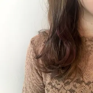 セミロング カラー RINA🧤 デザインとボブのヘアスタイル