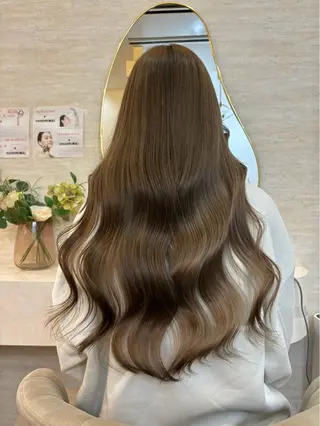 ロング カラー 💎あおい💎大宮/ 艶髪/ワンカラー🫧のヘアスタイル