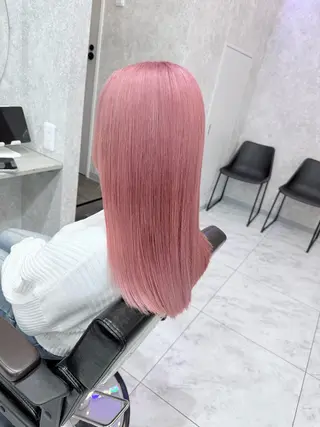 ミディアム カラー 🌺ハイトーン🌺 矢葺 なぎさ🌺🌺のヘアスタイル
