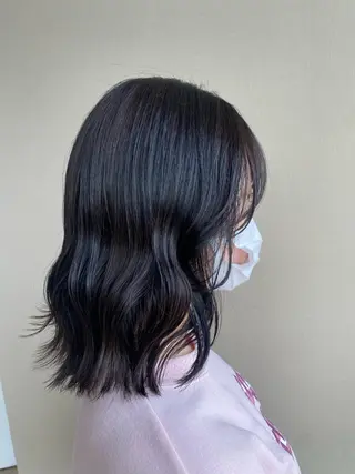 ミディアム レイヤーカット*艶* 蒲生四丁目*山保美月のヘアスタイル