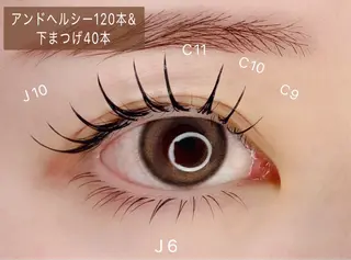 マツエク・マツパ J-ONE ジェイワンのマツエク・マツパデザイン