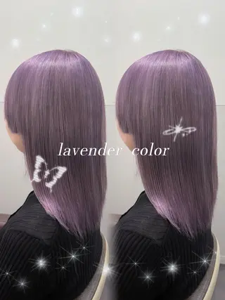 ミディアム カラー ヘアアレンジ ･˚✧すずね˚✧* ♡のヘアスタイル