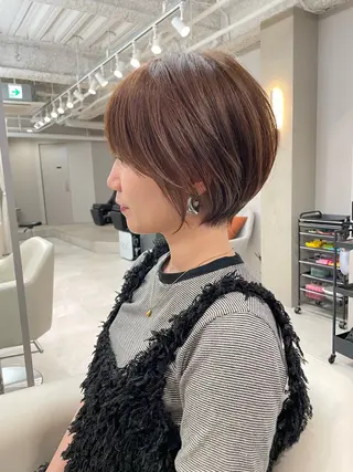 ショート 江崎 良のヘアスタイル