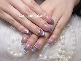 ネイル kao nail マグネット/長さだしのネイルデザイン