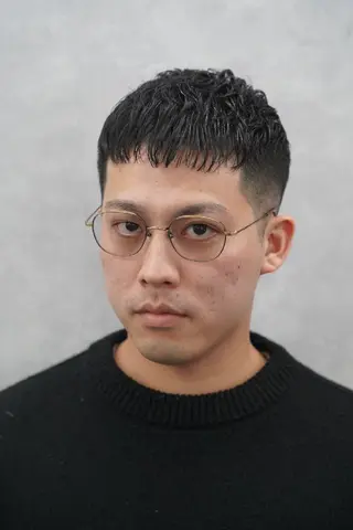 メンズ パーマ メンズ特化 石田はるむのヘアスタイル