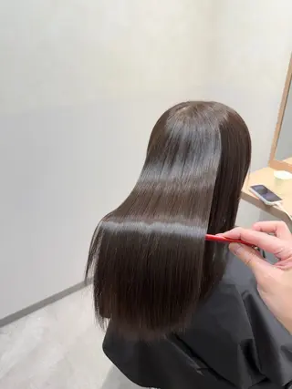 ロング 福田 修平💎 髪質改善/美髪矯正のヘアスタイル