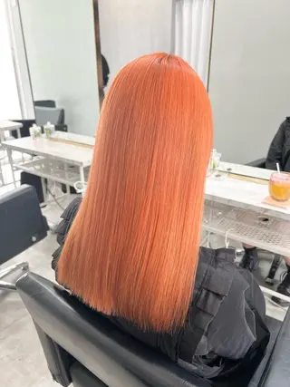 ミディアム カラー 🫧艶ダブルカラー ブリーチ🫧トモヤのヘアスタイル