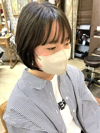 ショート 阿部 雲母のヘアスタイル