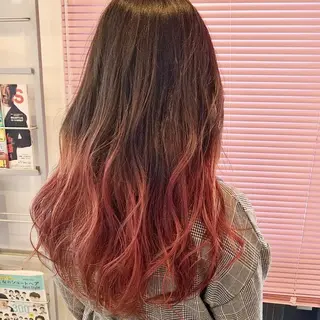 セミロング カラー ヘアアレンジ looker ルーカーのヘアスタイル