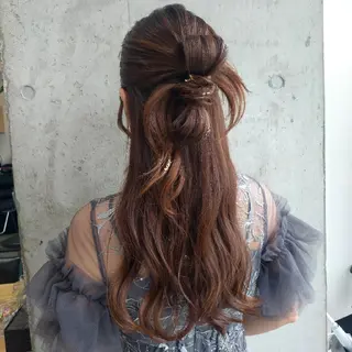 ロング ヘアアレンジ ヘアアレンジ/柔らか 艶カラー/AKARIのヘアスタイル