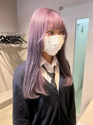 ミディアム カラー ヘアアレンジ 🩵 JURI🩵のヘアスタイル