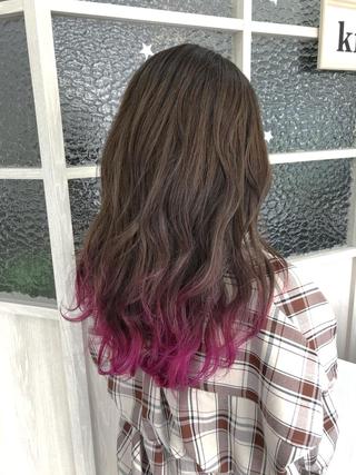 ロング カラー 植田 敬太のヘアスタイル