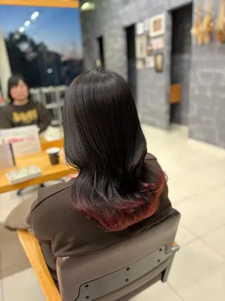 ロング カラー 🩵さき🤍 可愛いを叶える美容師のヘアスタイル