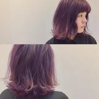 ミディアム セミロング シールエクステ×美髪 改善/ヨシモトカンジのヘアスタイル