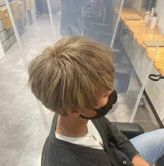 ショート カラー メンズ MEI🎀レイヤー 🎀韓国styleのヘアスタイル