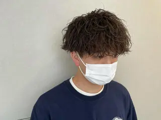 パーマ 熊本メンズ 特化美容師林卓真のヘアスタイル