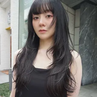 ロング カラー DEAN JECYのヘアスタイル
