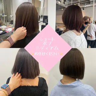 ショート カラー ヘアアレンジ 💗無料カットモデル 募集中yu-ki💗のヘアスタイル