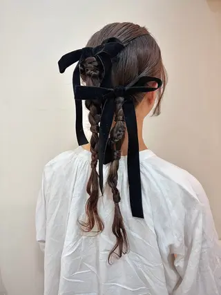 ヘアアレンジ 平田 華菜のヘアスタイル