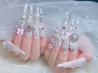 ネイル Sora nail 長さ出し専門店のネイルデザイン