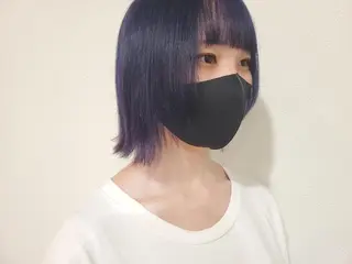 セミロング カラー パル__レイヤー/パ ーマ/デザインカラーのヘアスタイル