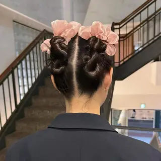 ヘアアレンジ quon touko /カラー🎨⟡.·のヘアスタイル