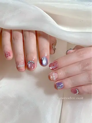 ネイル Lavender nail·中島公園のネイルデザイン