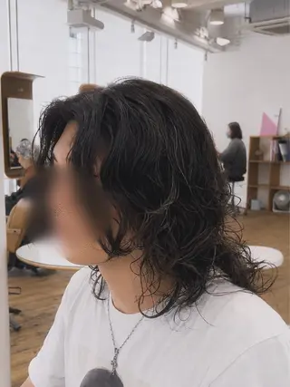 ロング パーマ メンズ Koki/ メンズヘア特化のヘアスタイル