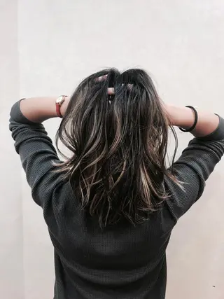 ミディアム カラー 佐野 智史のヘアスタイル