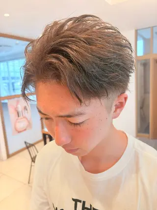 ショート カラー メンズ 【GRANDEUR】 石橋亜嘉史のヘアスタイル