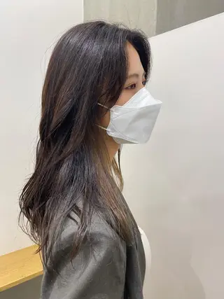 ロング カラー 韓国好き🇰🇷 美容師MIKUのヘアスタイル