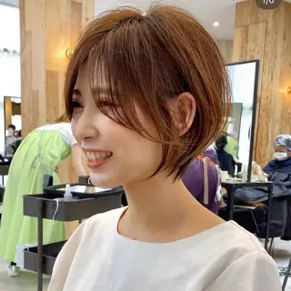 ショート カラー 似合わせカット ×大阪心斎橋/みゅーのヘアスタイル