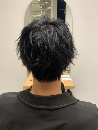 ショート カラー メンズ 髪質改善 RYOのヘアスタイル