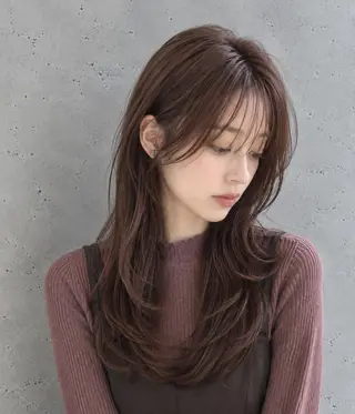 セミロング 脇田 麗乃のヘアスタイル