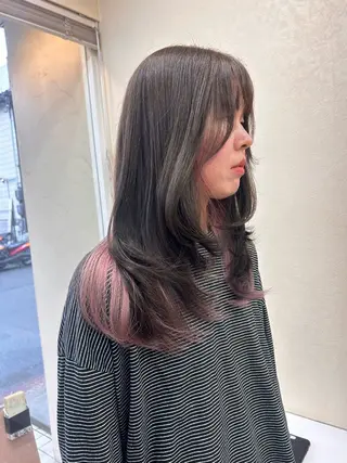 ロング 濱川 良栄のヘアスタイル