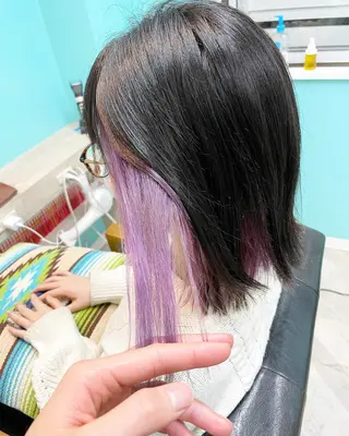 ミディアム 柳井 健太のヘアスタイル