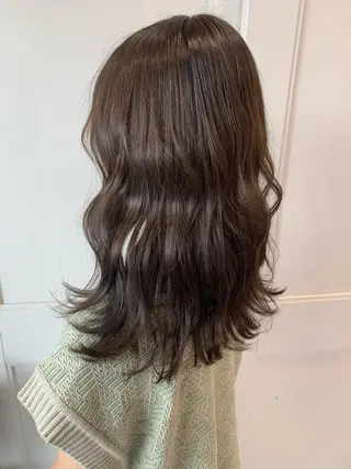 セミロング 坂 瑞希のヘアスタイル