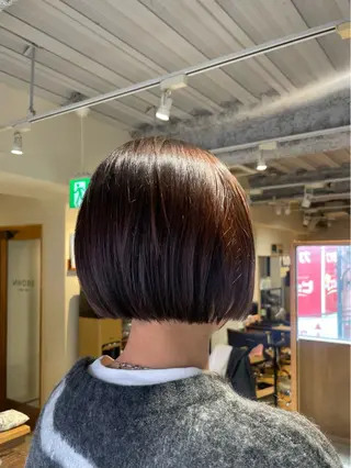 ショート カラー レイヤー／髪質改善／ 銀座／CHIEのヘアスタイル
