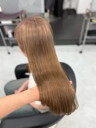 ロング カラー 🥂上品ワンホンヘア 🥂nozomiのヘアスタイル