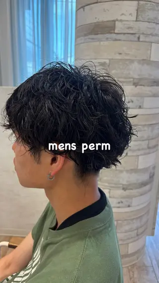 パーマ メンズ メンズカット/ヘア セット🎀Ami🎀のヘアスタイル