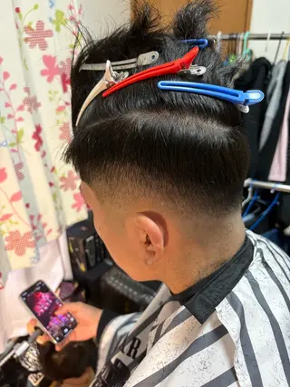 ショート 大城 涼のヘアスタイル