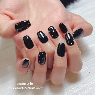 ミディアム ネイル 🐾enen style 🐾のネイルデザイン