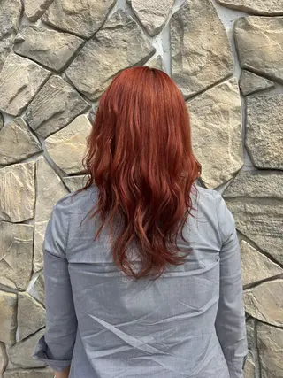 セミロング カラー 大西 未来のヘアスタイル