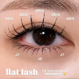 マツエク・マツパ eyelash_. hanabiのマツエク・マツパデザイン