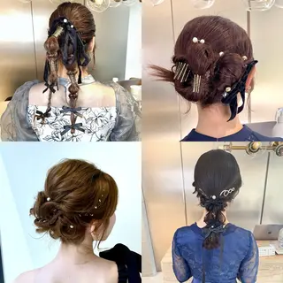 ヘアアレンジ 1日1名様限定 予約可能のヘアスタイル